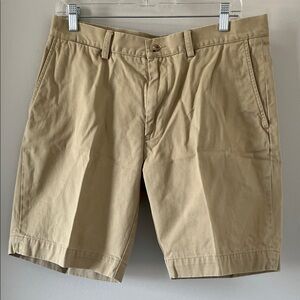 Polo by Ralph Lauren Men's Khaki Flat-Front Chino Shorts